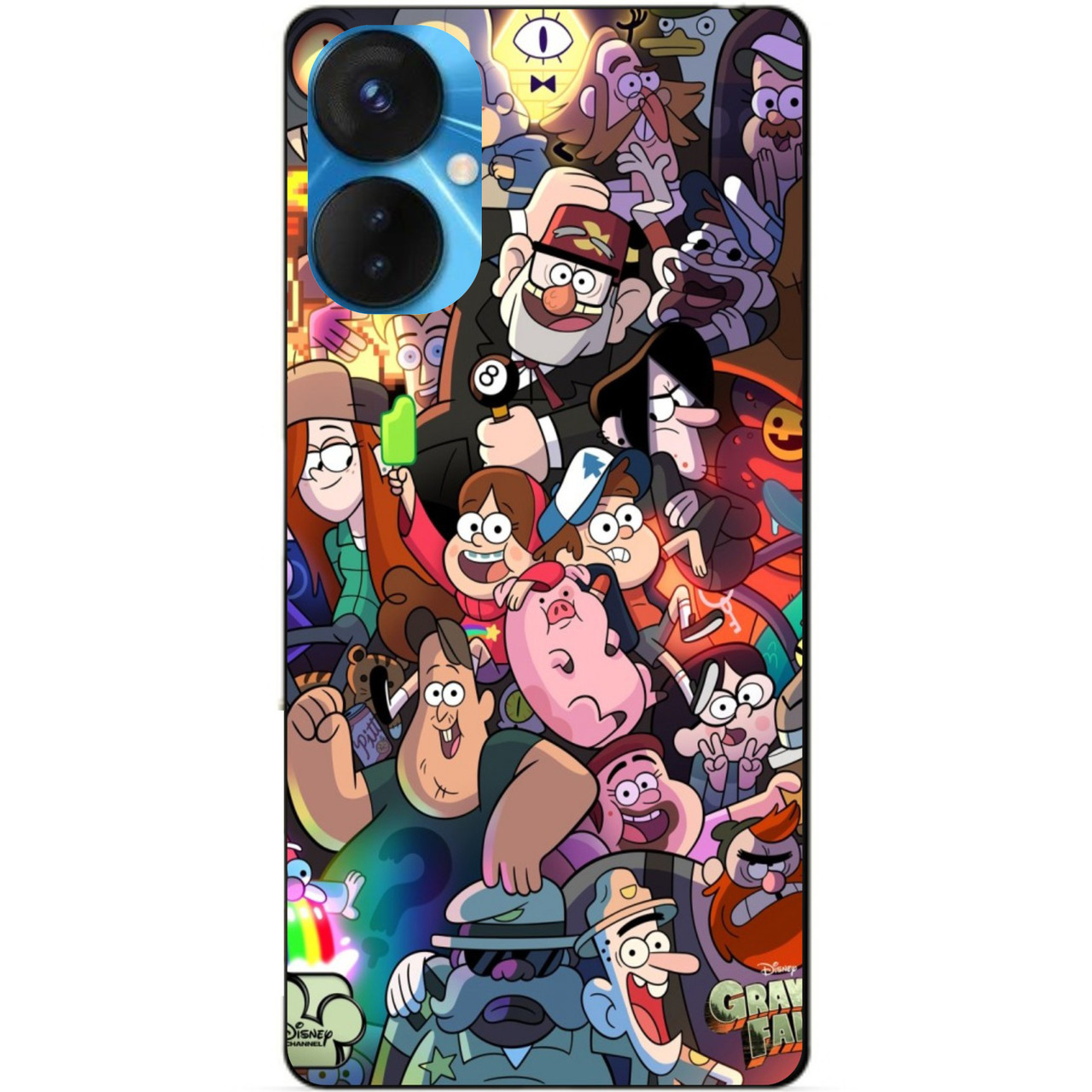 Силіконовий бампер чохол для Tecno Spark 9 Pro з малюнком Гравіті Фолз Gravity Falls