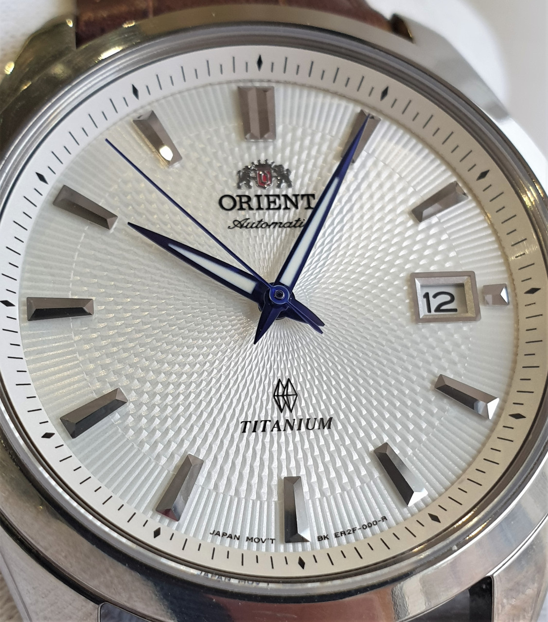 Orient er2f004w titanium new arrivals