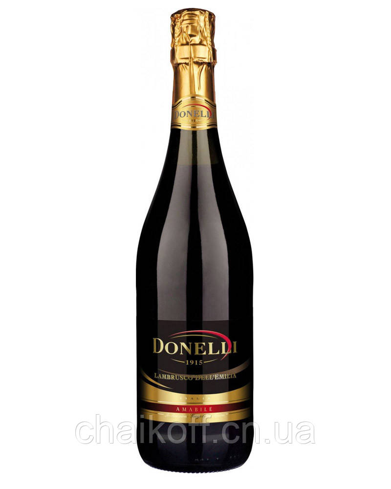 Ігристе червоне вино Donelli Lambrusco dell`Emilia 1500 мл (Італія)