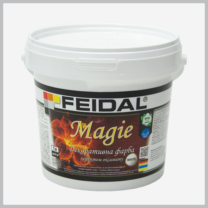 Фарба декоративна Feidal Magie, біла 1л