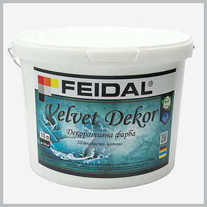 Фарба інтер'єрна декоративна Velvet Dekor, біла 10л, фото 1