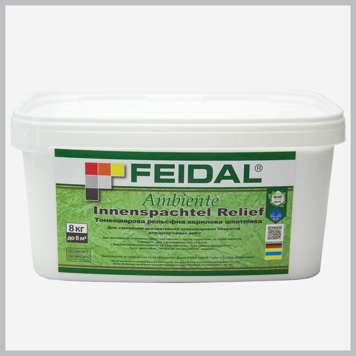 Декоративна штукатурка Feidal Innenspachtel Relief 8кг
