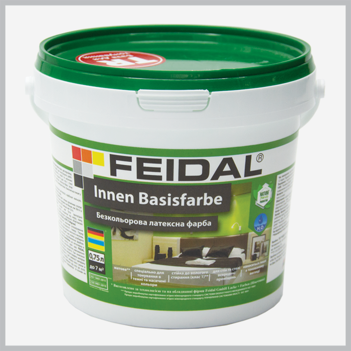 Фарба Feidal Innen Basisfarbe безбарвналатексна фарба 0.75л