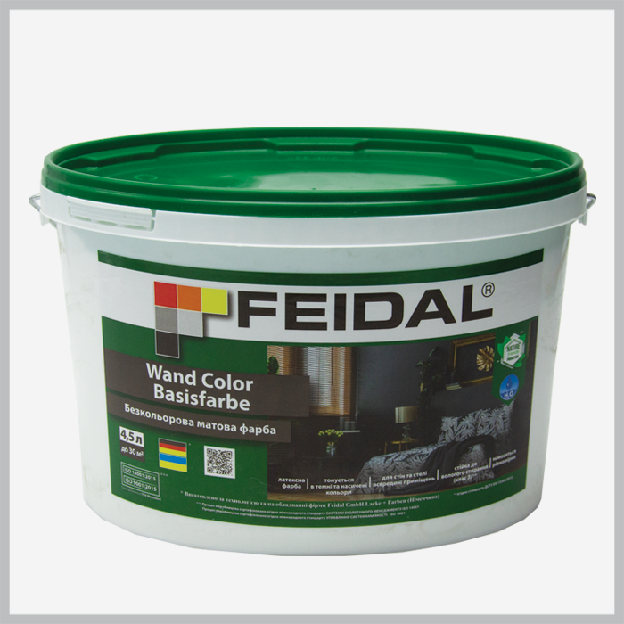 Фарба Feidal Wand Color Basifarbe 4.5л - Тонована