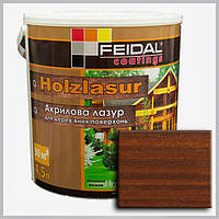 Акриловая лазурь Holzlasur Feidal (орех) 9л 4.5