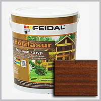 Акриловая лазурь Holzlasur Feidal (орех) 9л 0.75