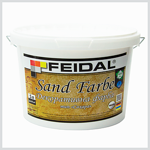 Декоративна фарба Sand Farbe 5л - База, фото 1
