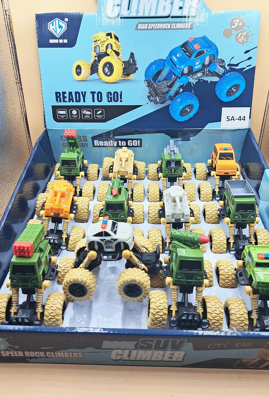 Набір машинок 12 шт/уп, фото 1