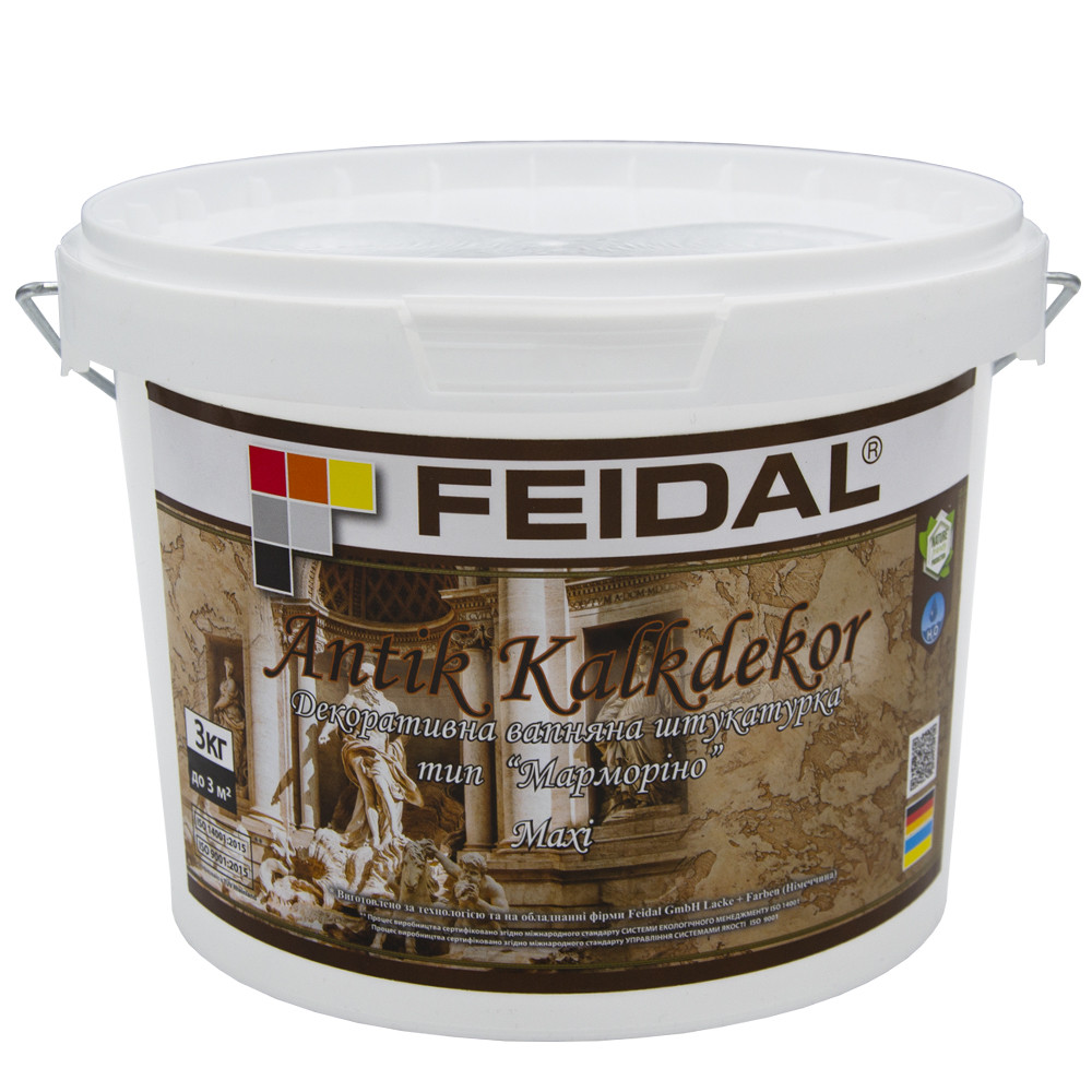 Вапняна декоративна штукатурка Feidal Antik Kalkdekor Maxi 3кг