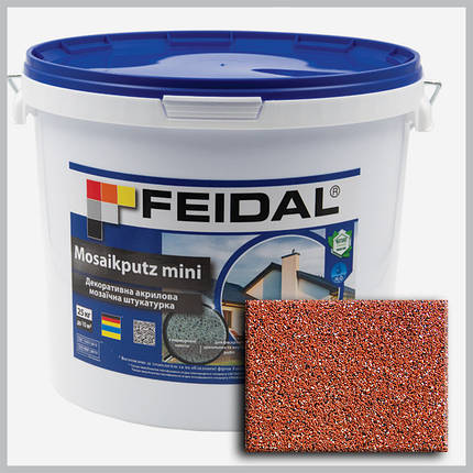 Декоративна акрилова мозаїчна штукатурка Feidal Mosaikputz mini А14 25кг, фото 1