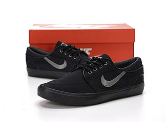 Чоловічі чорні кеди Nike Stefan Janoski