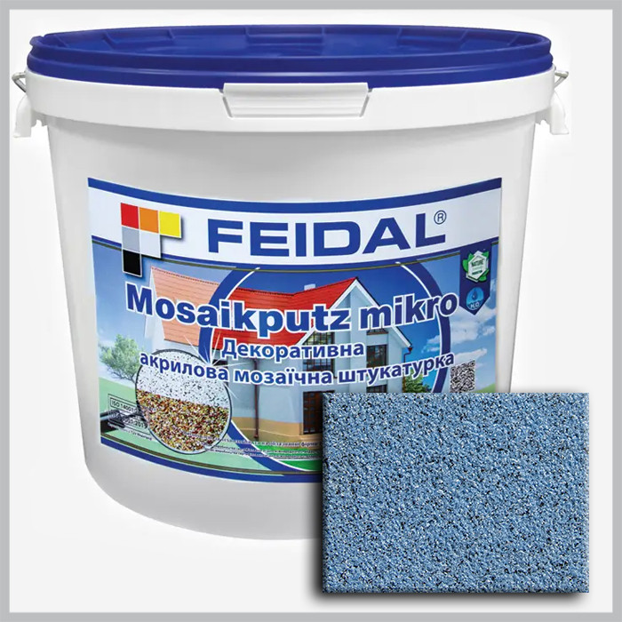 Декоративна акрилова мозаїчна штукатурка Feidal Mosaikputz mikro M04 15кг
