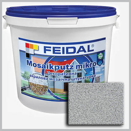 Декоративна акрилова мозаїчна штукатурка Feidal Mosaikputz mikro M09 15 кг, фото 1
