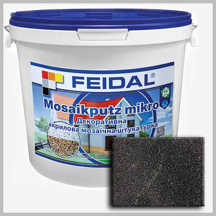 Декоративна акрилова мозаїчна штукатурка Feidal Mosaikputz mikro M14 25кг, фото 1