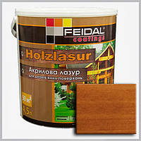 Акриловая лазурь Holzlasur Feidal (тик) 9л 4.5