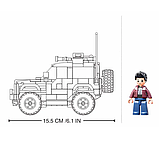 Конструктор SLUBAN M38-B1013 Jeep джип 15 см фігурка 302 деталей, фото 4