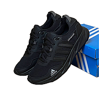 Мужские кроссовки летняя сетка Adidas Black, 40-45