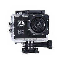 Спортивна екшн-камера A7 Action Camera з водонепроникним боксом + великий комплект кріплень, фото 4