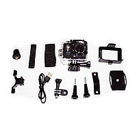 Спортивна екшн-камера A7 Action Camera з водонепроникним боксом + великий комплект кріплень, фото 10