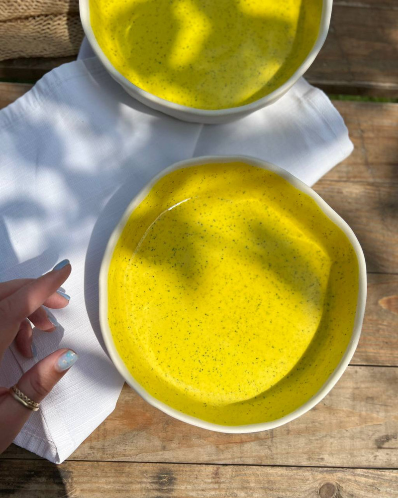 Тарілка "Глибока" 500 мл, "Simple yellow", фото 1