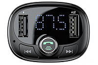 Автомобільна зарядка з FM-модулятор BASEUS T-Typed BT-MP3 2USB / Автомобильное зарядное устройство
