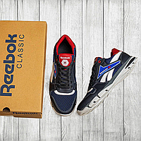 Мужские летние кроссовки Reebok сетка - натуральная кожа, 40-45