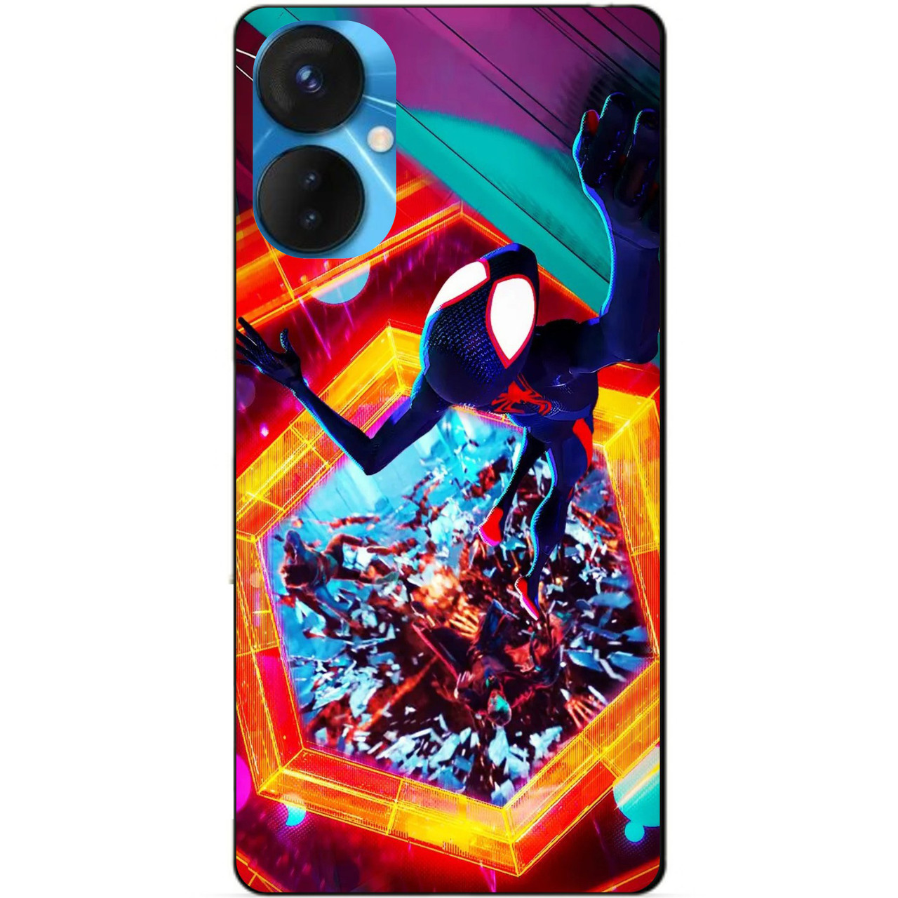 Силіконовий бампер чохол для Tecno Spark 9 Pro з малюнком Людина Павук Spider man