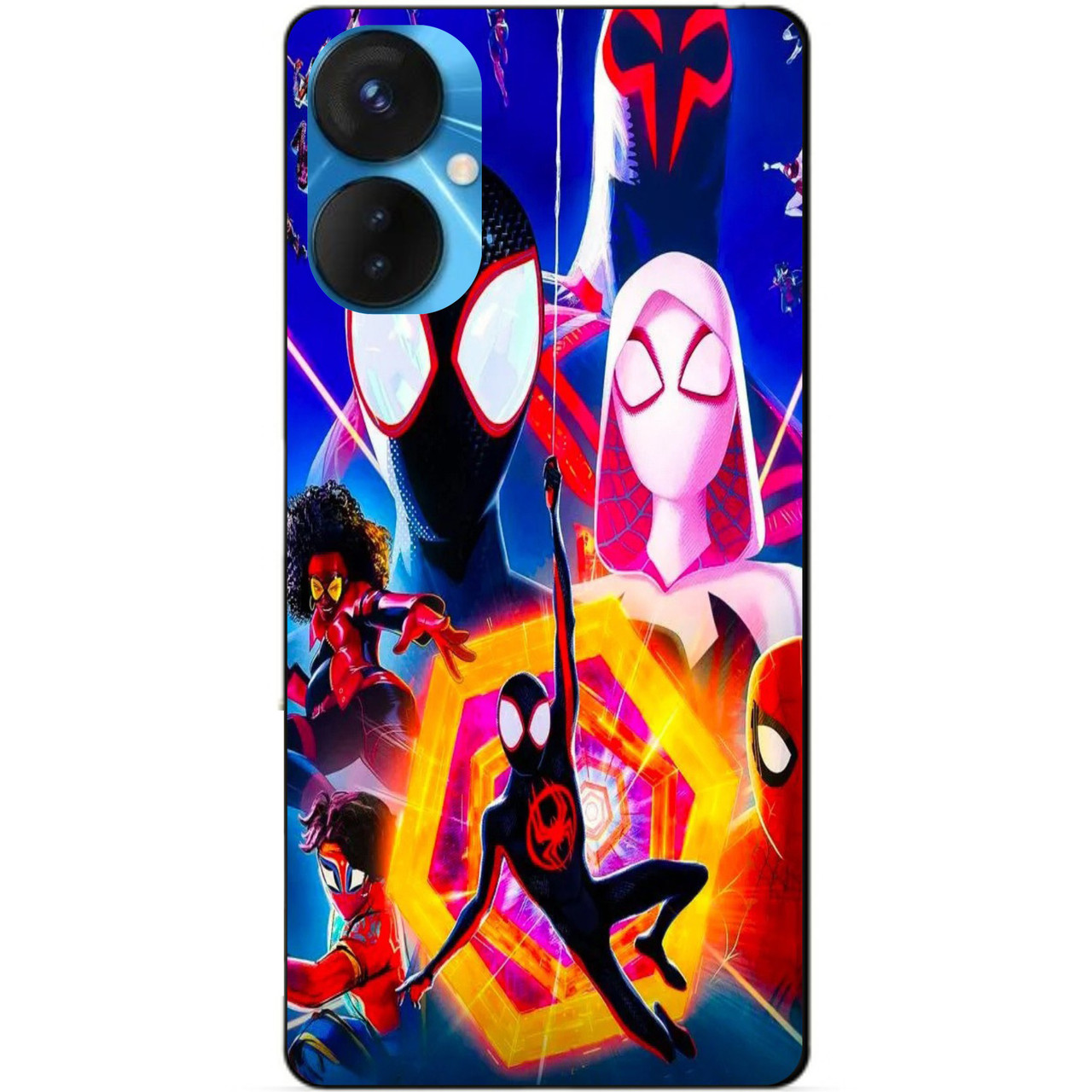 Силіконовий бампер чохол для Tecno Spark 9 Pro з картинкою Spider man Людина Павук