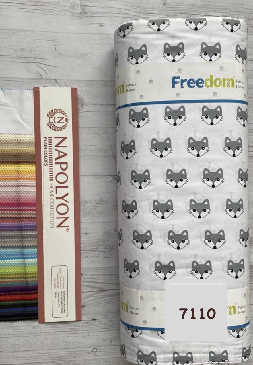 Тканина Ранфорс, Дитячий Принт хлопчик. Туреччина, ширина 240 см, фото 1