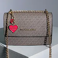Michael Kors Mini Bag Grey 21 х 14 х 6 см женские сумочки и клатчи высокое качество
