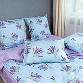 Комплект постільна білизна бязь преміум люкс євро-розмір