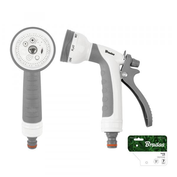 Пістолет для поливу 7-функціональний HANDY SOFT, блістер, WHITE LINE, WL-EN44TK
