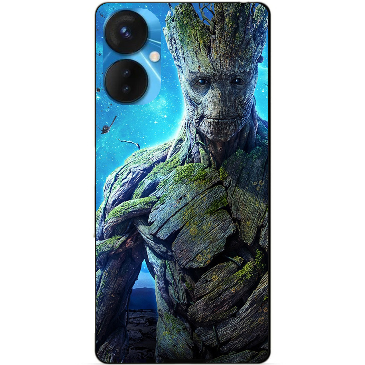 Силіконовий бампер чохол для Tecno Spark 9 Pro Грут Стражі Галактики Groot