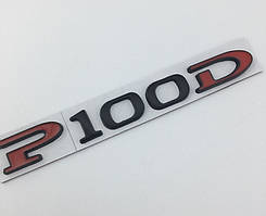 Емблема напис багажника Tesla P100D