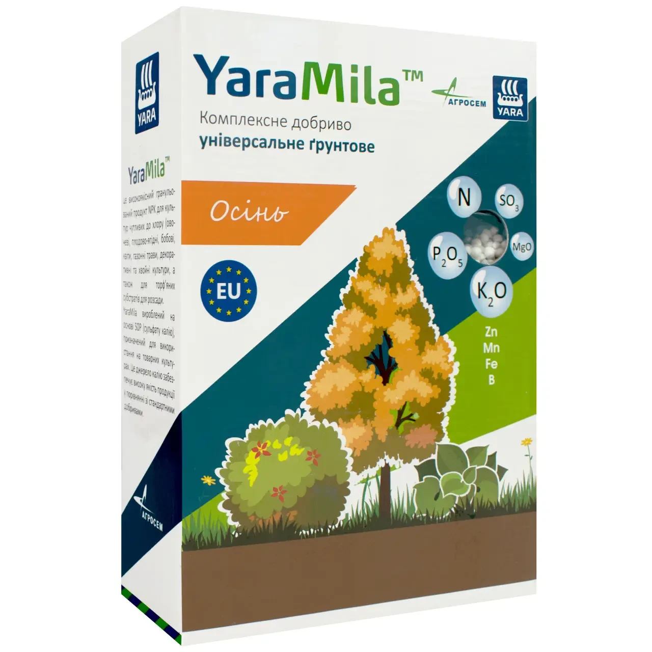 Комплексне добриво  YARA MILA  універсальне грунтове осінь 1 кг