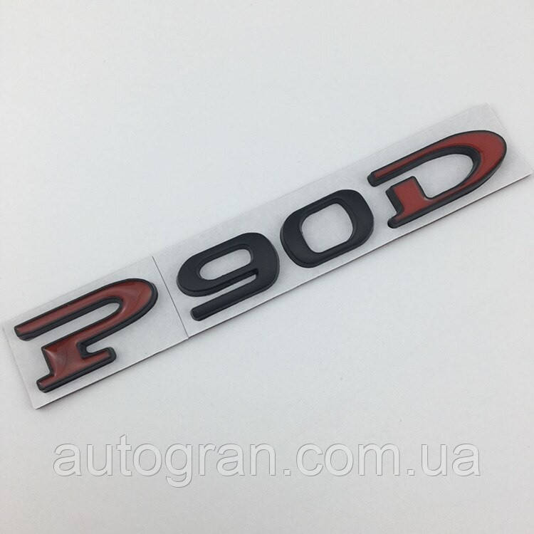 Емблема напис багажника Tesla P100D