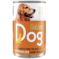 Влажный корм для собак Golden Dog с курицей 415 гр