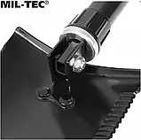 Розкладна саперна лопата армійська Mil-Tec black 15522000.solve, фото 3