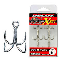 Трійник Decoy X-S51 06, 6 шт/уп,1562.01.13