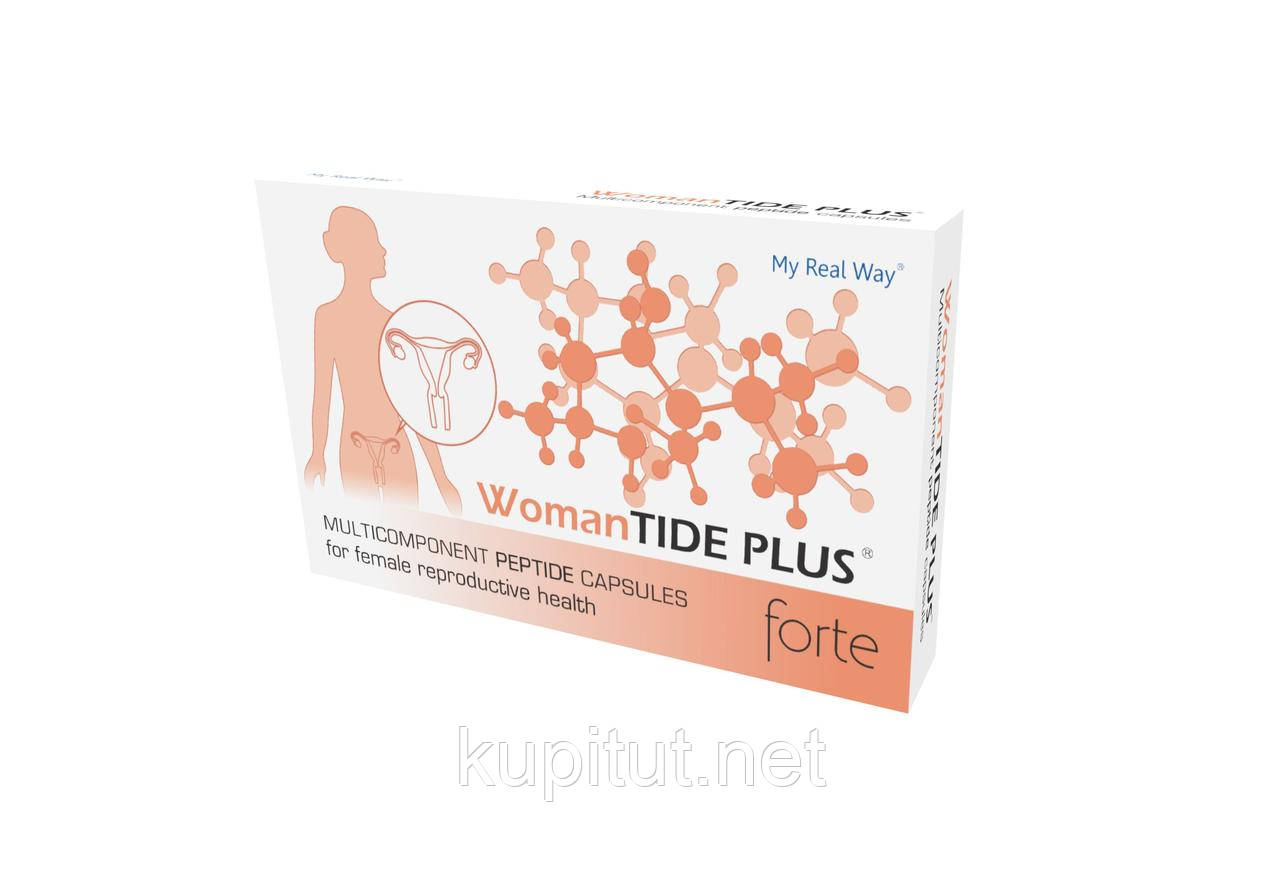 Woman TIDE PLUS Forte (пептидний комплекс для підтримки структури та функцій жіночої репродуктивної системи), фото 1