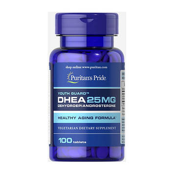 Стимулятор тестостерону Пуританс Прайд/Puritan's Pride DHEA 25 мг 100 таб