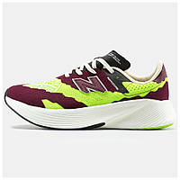 Мужские кроссовки New Balance FuelCell x Stone Island Bordo Green, нью беленс фуел селл NB стоун айленд нб