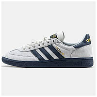 Мужские кроссовки Adidas Spezial Handball Grey Blue, серые замшевые кроссовки адидас спешл специал