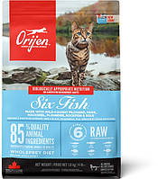 Orijen (Ориджен) Six Fish Cat сухой корм для кошек и котят 1.8 кг