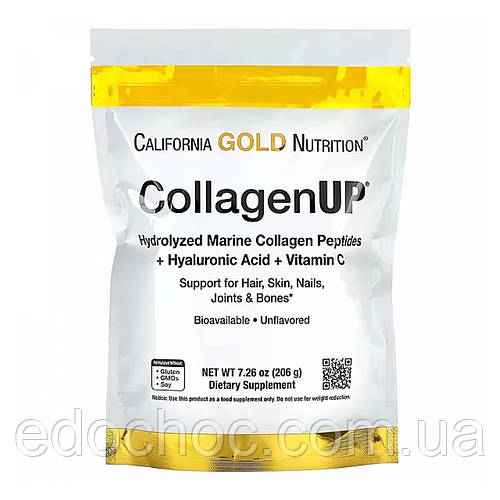 Коллаген пептиды UP 5000, морской с гиалуроновой кислотой и витамином С ...