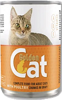 Влажный корм для котов Golden CAT с курицей 415 гр