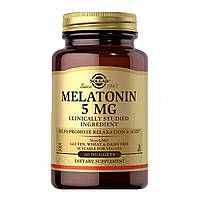 Мелатонин, Melatonin, Solgar, 5 мг, 60 жевательных таблеток