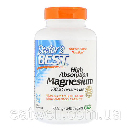Магний хелат 100% (Magnesium Chelated) 100 мг 240 таблеток (ID ...