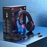 Бездротові навушники Kotion Each G9000 MAX 2.4G з підтримкою об'ємного звуку (Чорно-синій), фото 8