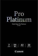 Бумага Canon A3 Pro Platinum Photo Paper PT-101, 20л (2768B017)